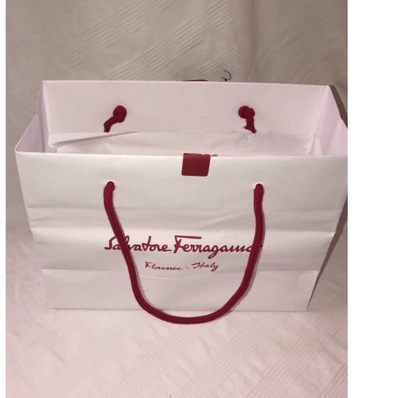 Authentic Ferragamo Small Shopping Paper Bag - Picture 2 of 6